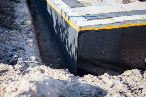 Professional Exterior Waterproofing technician working in Oregonia, OH